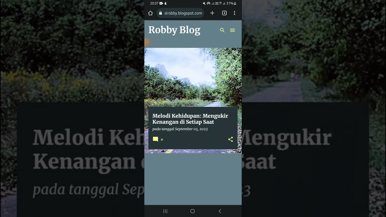 cara mengganti tampilan blogger kita lewat hp android [bagian 1]