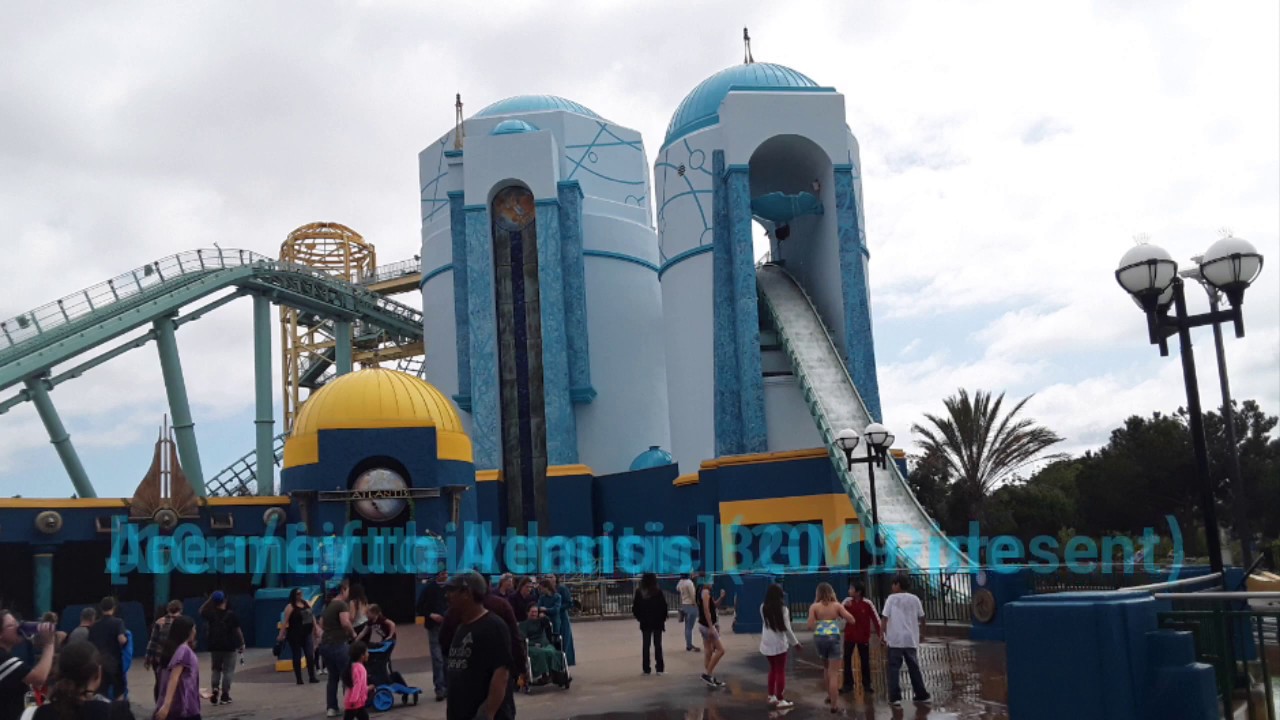 Journey to Atlantis SeaWorld San Diego BGM | Station/Lift hill/Ride Area music loop (2019-present)