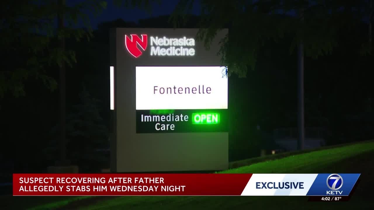 68-year-old man arrested after allegedly stabbing his son multiple times