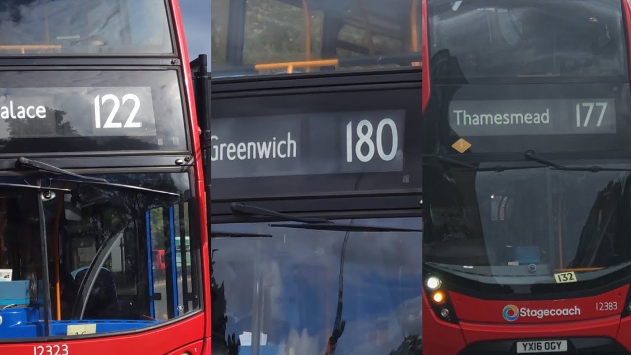 London Buses at Woolwich Market 03/10/2024 8K