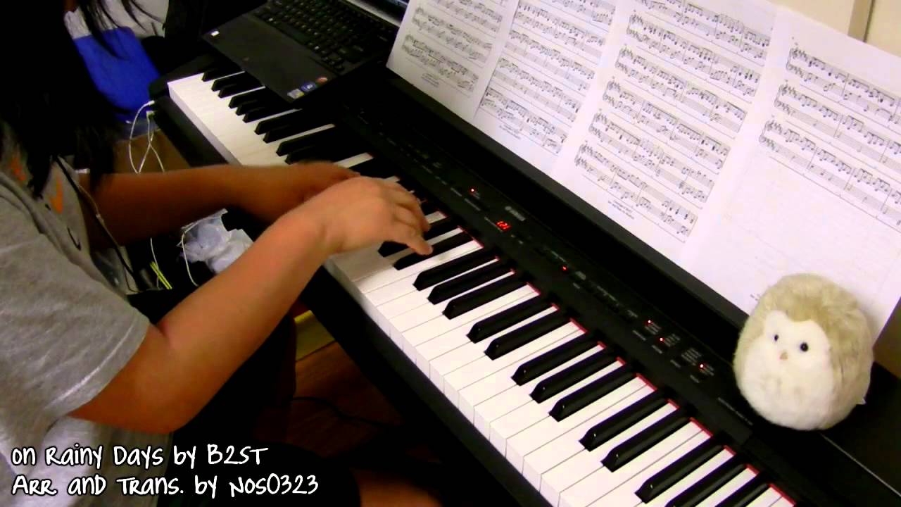 B2ST - On Rainy Days 비가 오는 날엔 (piano)