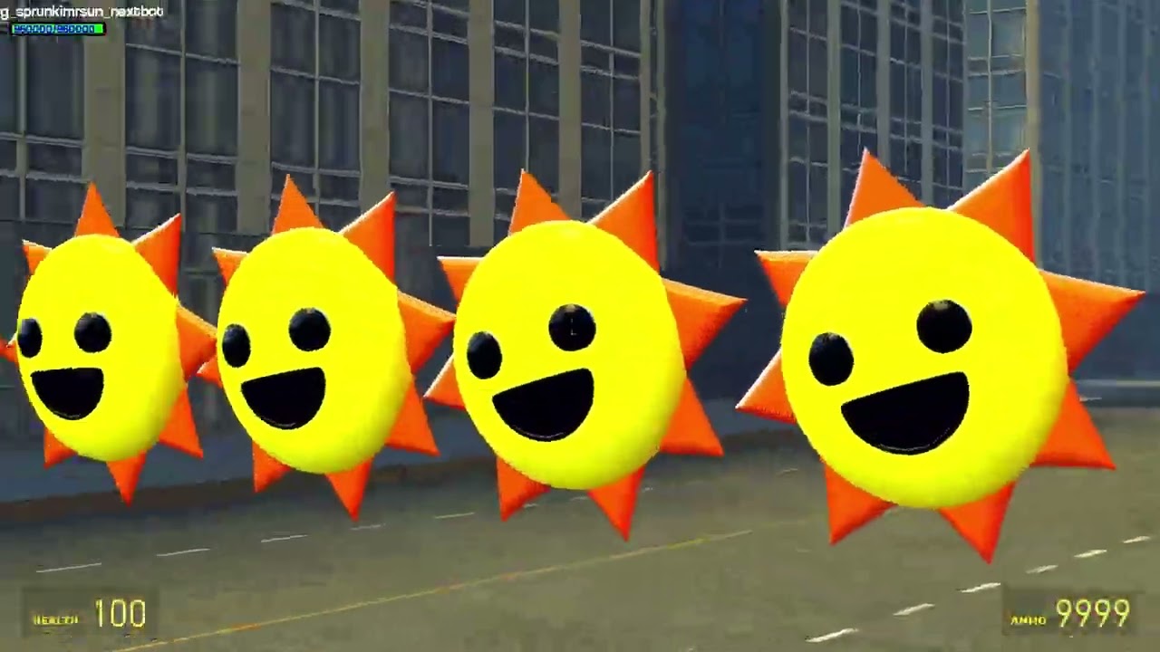 EVIL SPRUNKI BLOCKED ALL EXITS FROM THE CITY AND DID NOT LET ME ESCAPE in Gmod!        50/90
