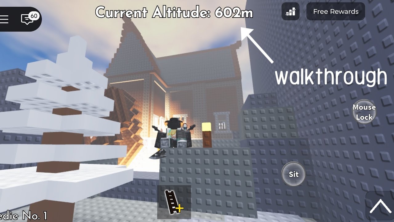 Steep steps (500-600m) starting steps walkthrough #roblox #steepsteps 