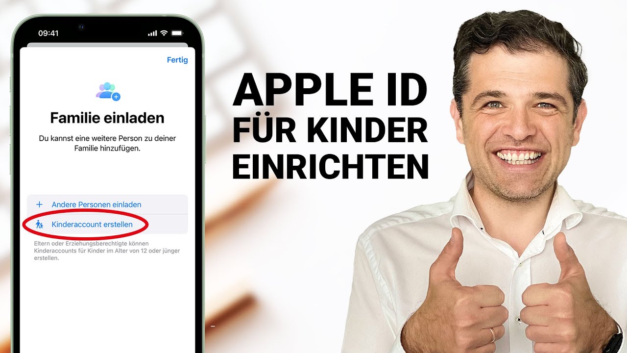 Apple ID für Kinder Account erstellen 📱