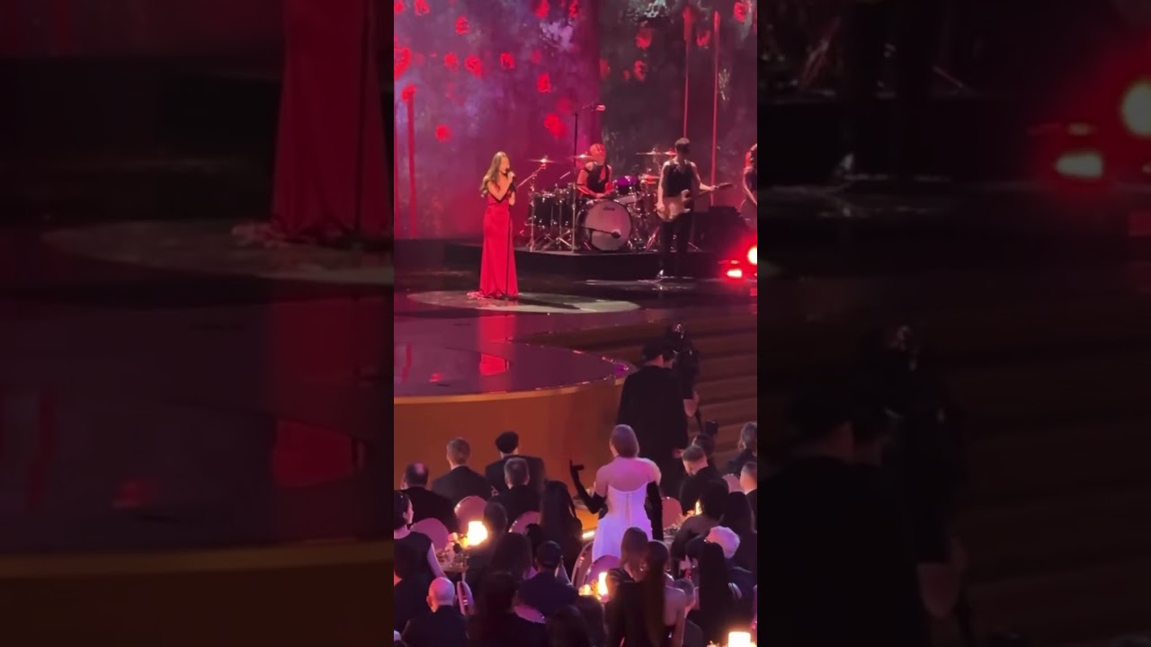 Taylor Swift Supporting Olivia Rodrigo Performing &lsquo;vampire&rsquo; at the 66th Grammy Awards