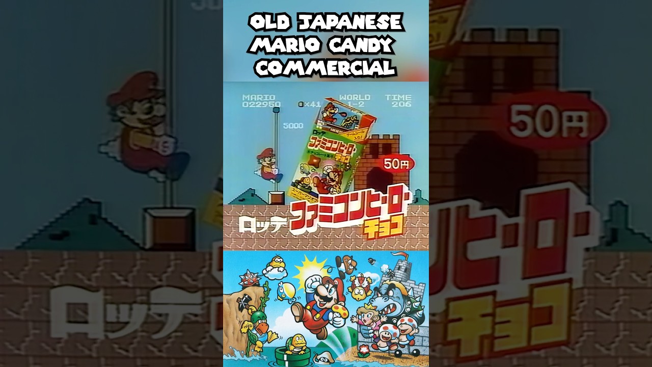 OLD Japanese Mario Chocolate Commercial 🍫