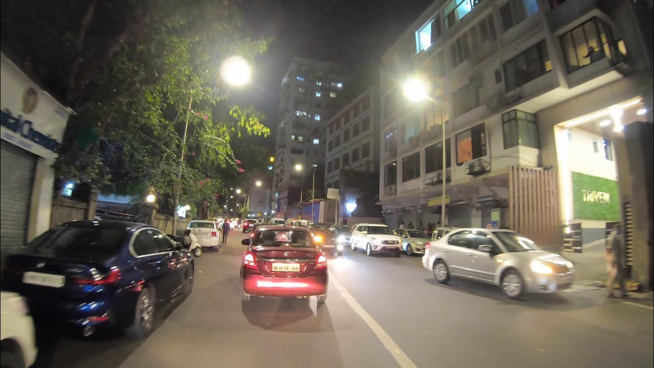 4K Night Drive from Walkeshwar to Bandra | Mumbai, IN