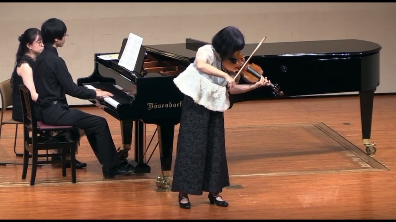 大人の生徒さんの演奏《 ソナタ2楽章　フランク 》