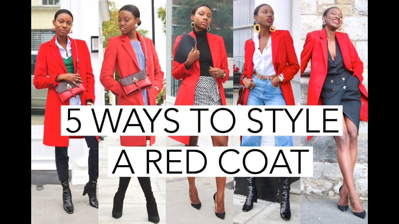 5 Ways to Style a Red Coat for Autumn/Winter