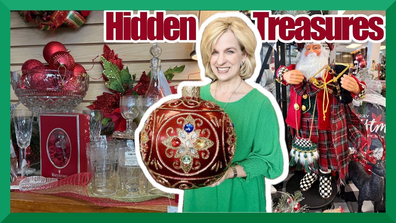 🎄 I Found AMAZING Holiday DEALS! | Lenox, Waterford, Vintage Christmas + Mackenzie Childs