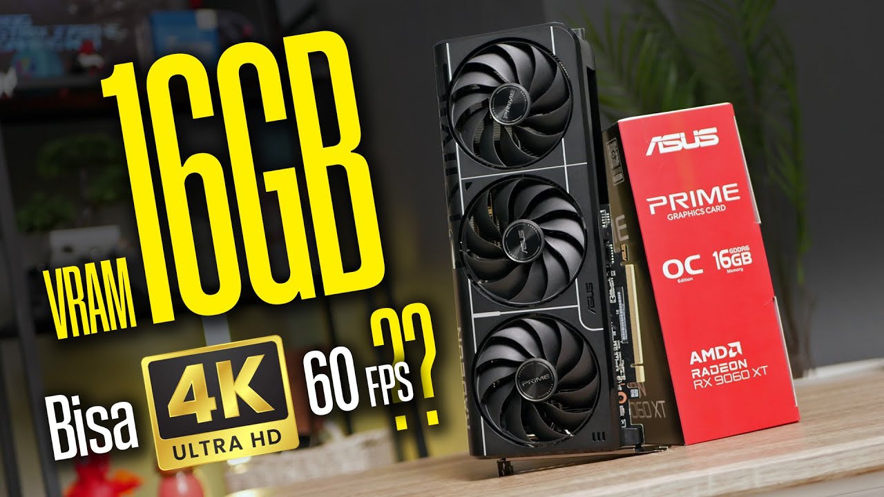 Inikah GPU Penuh Harapan Ditengah Anomali VRAM 8GB?? | ASUS Prime Radeon RX 9060 XT 16GB