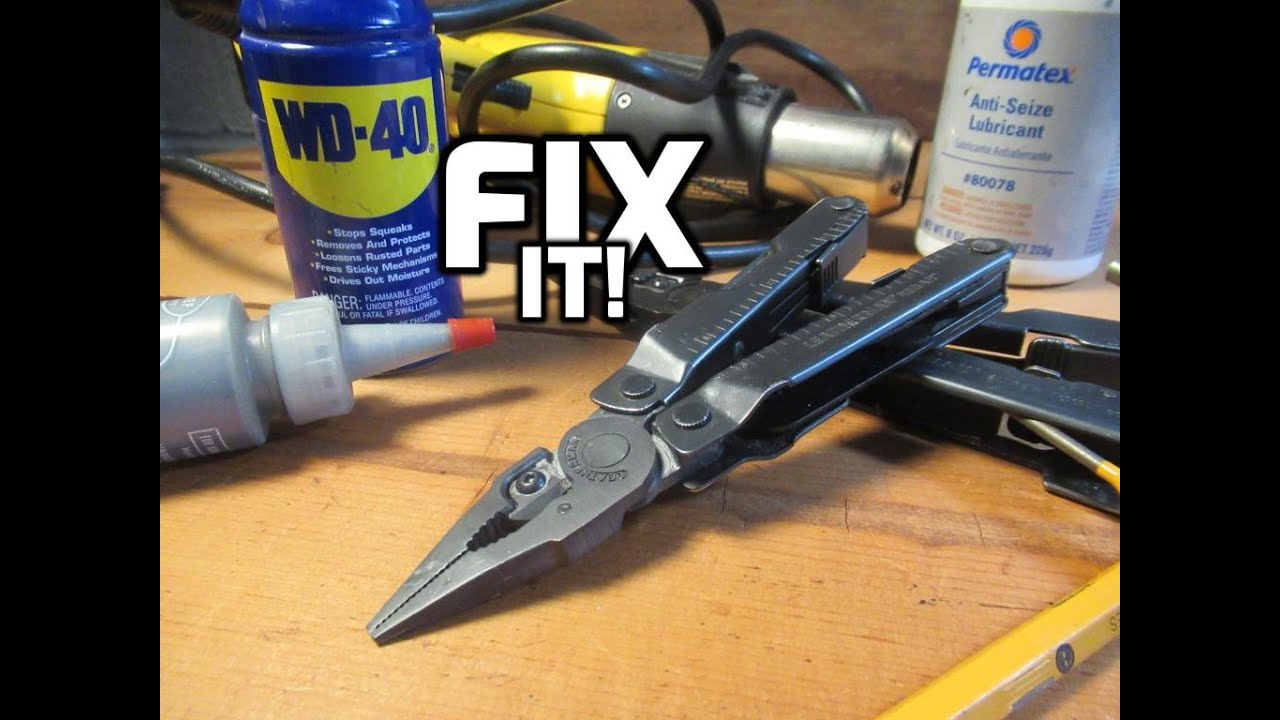 How To Fix Leatherman's Stuck Black Oxide Pliers- 4 Ways That Didn't Work(One Did!!)