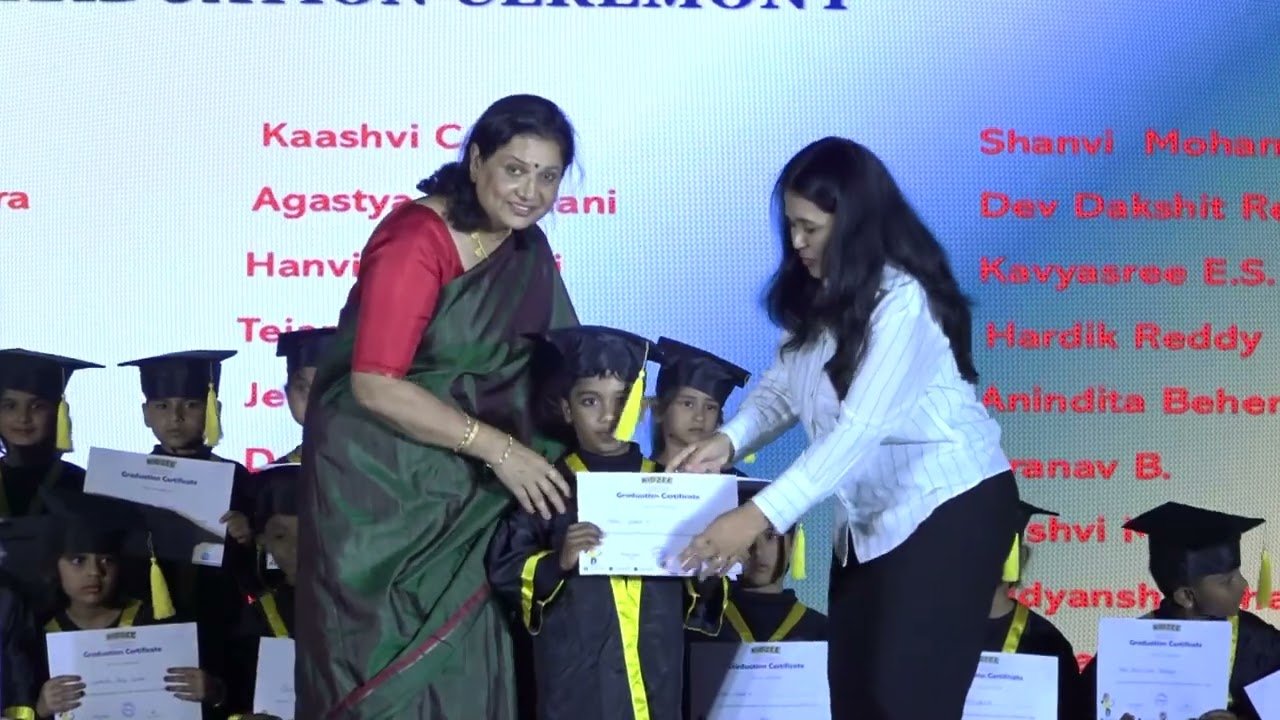 Video 19: Kidzee Krishnarajapuram Annual Day Celebrations 2025-2026 Graduation day SR KG Tulip