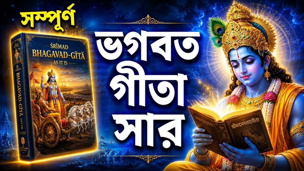 ভগবত গীতা বাংলা ভাষায়।। একবার হলেও শুনুন।। আপনার সমস্ত দুঃখ কষ্ট কেটে যাবে।। Geeta saar in bangla