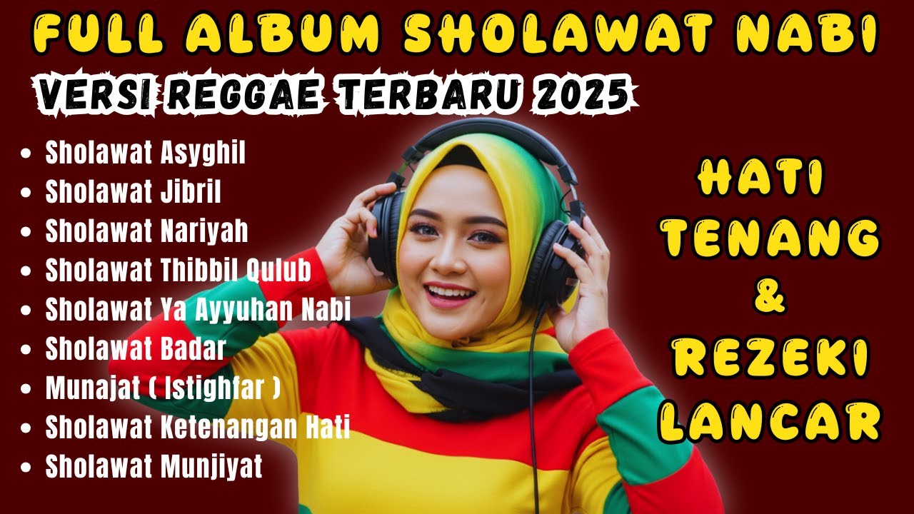 🌿 Sholawat Reggae Adem & Menyentuh | Lagu Religi Penenang Hati Sepanjang Hari