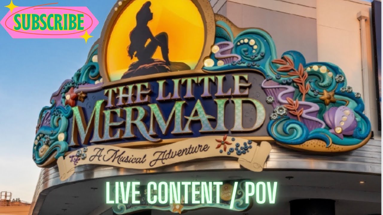 POV•The Little Mermaid a Musical Adventure at Walt Disney World Hollywood Studios 