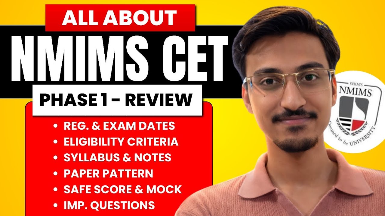 NMIMS CET 2026 PHASE 1 | PAPER REVIEW & SAFE SCORE | STRATEGY AND MOCK TEST | NMIMS MPSTME | MHT CET