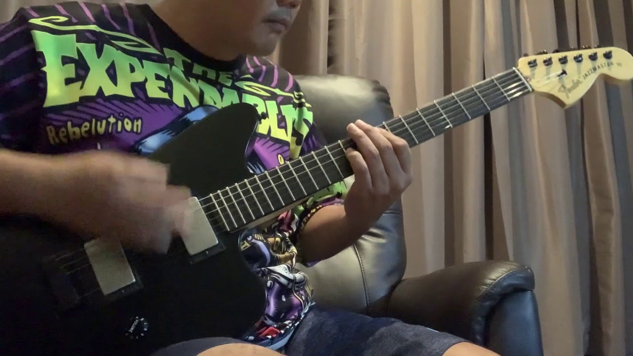 no more time rampage guitar cover full song Fender Jazzmaster Jim root