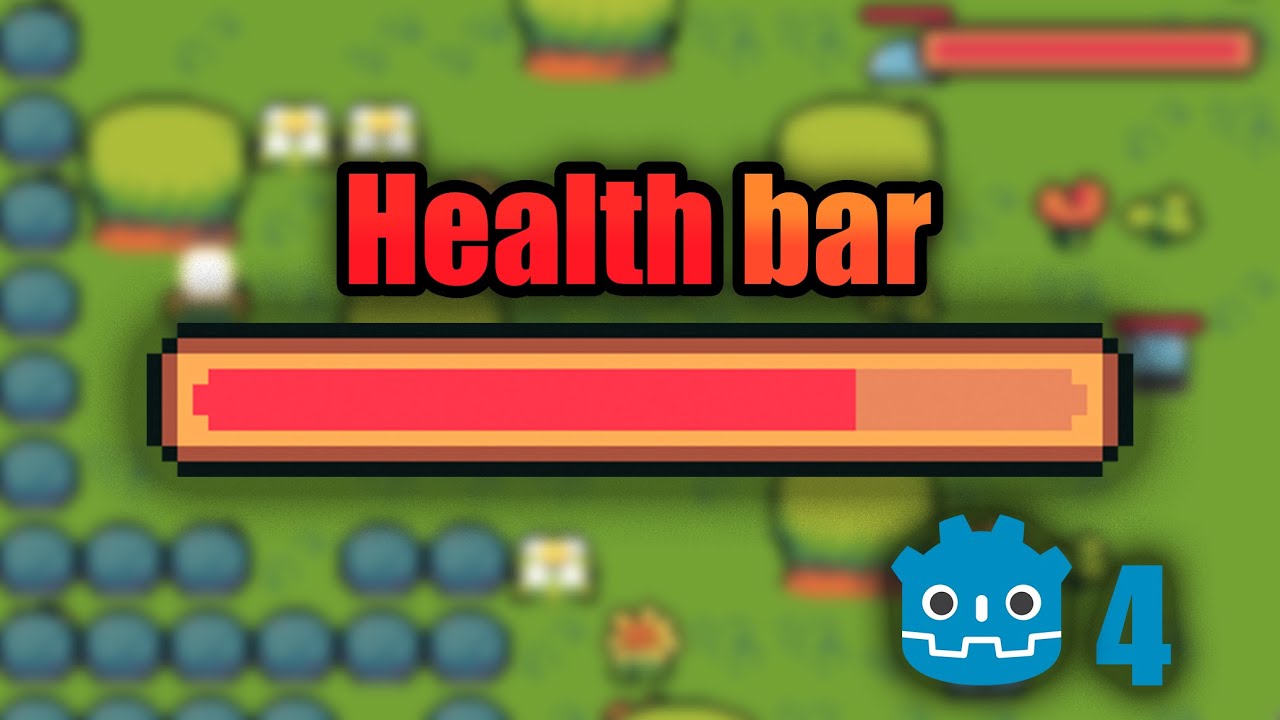 How to Make a Health Bar in Godot 4 | tutorial | GDScript