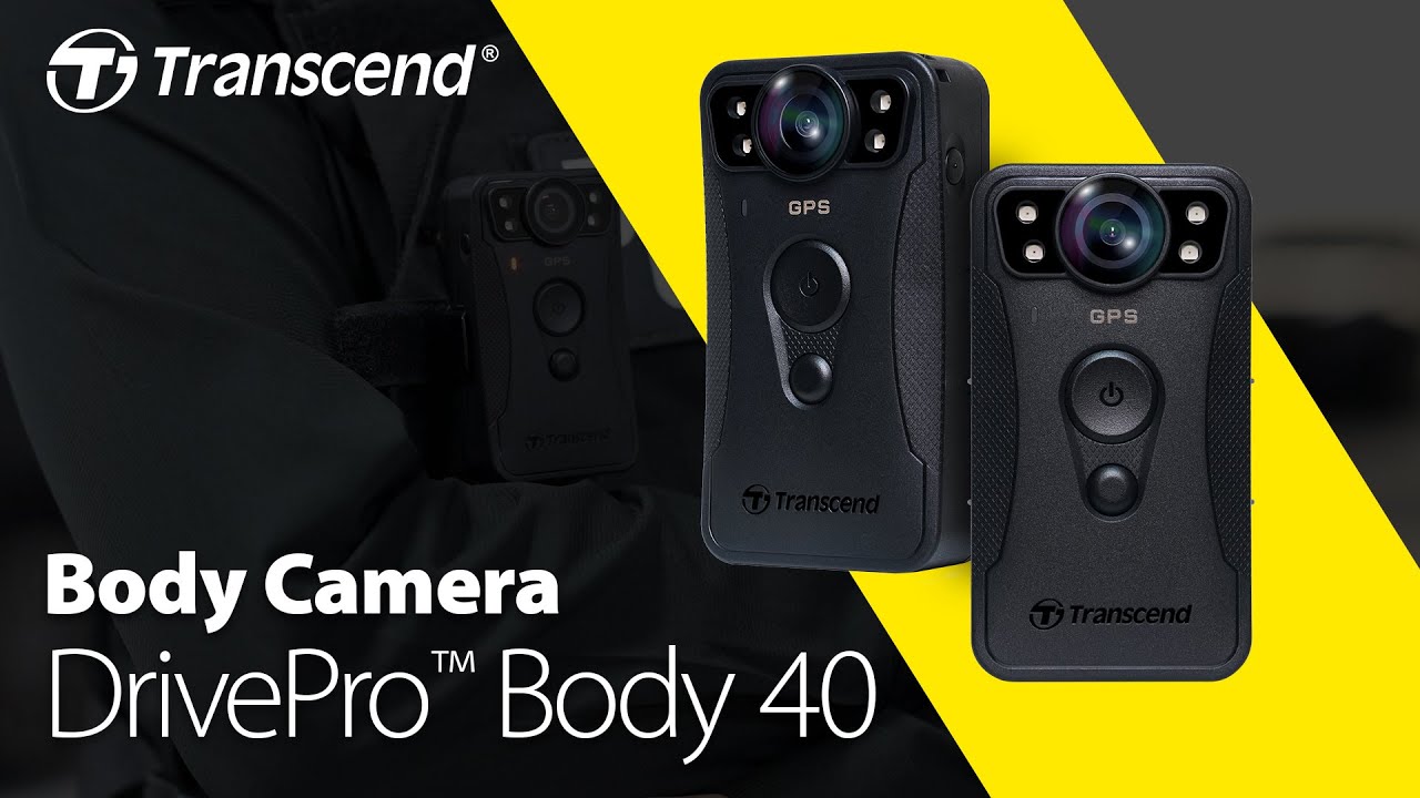 Transcend DrivePro Body 40 Body Camera - Capture Every Moment with Precision