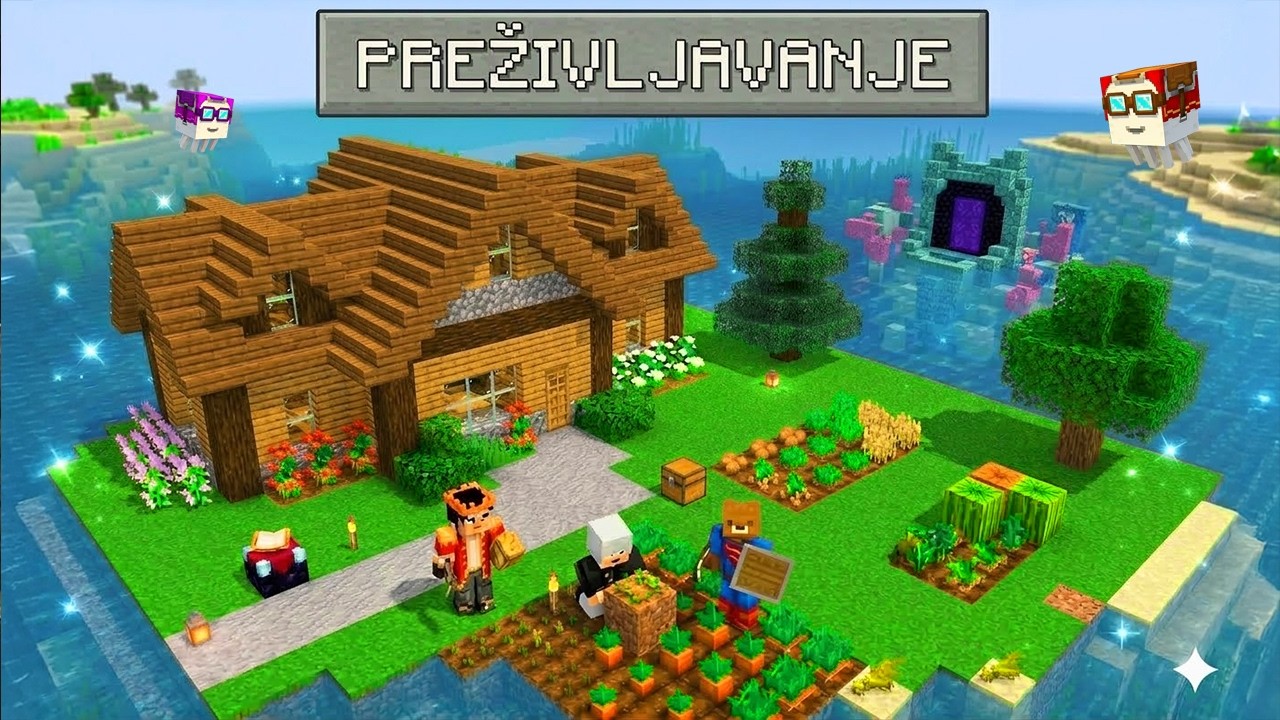 PRAVIMO NOVU KUĆU U NAŠEM MINECRAFT PREŽIVLJAVANJU! ep.15