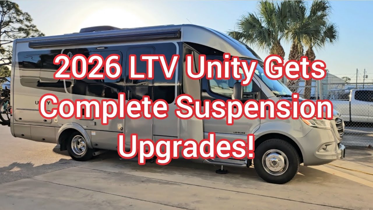 В 2026 году в автодоме для отдыха Unity была полностью модернизирована подвеска!