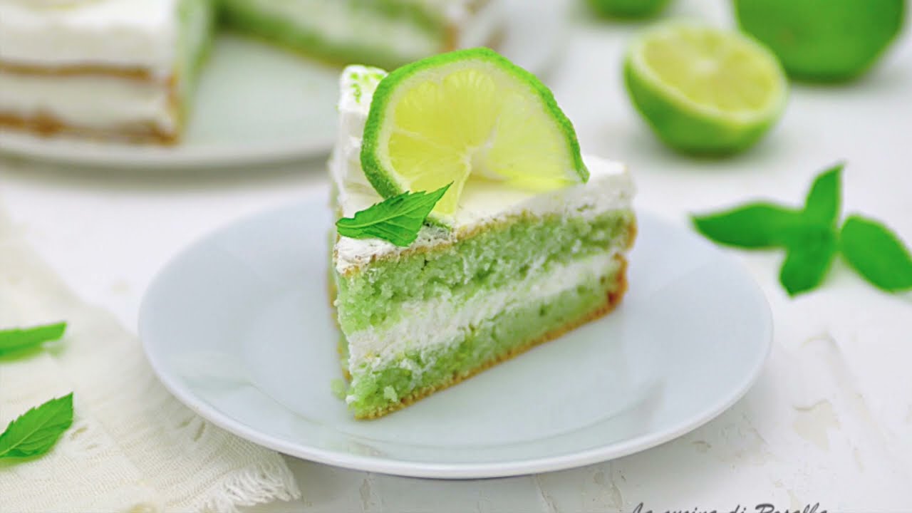 TORTA ALLA MENTA E LIME, SENZA UOVA