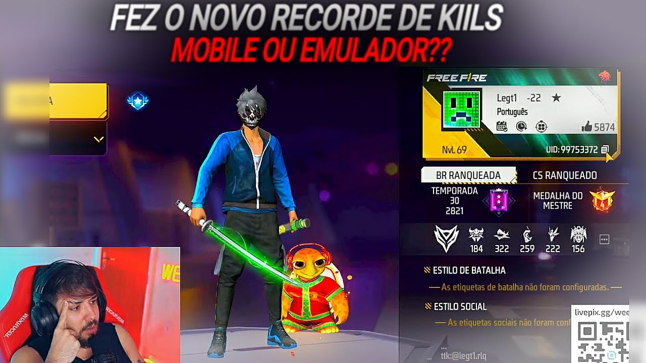 ESSE CARA FEZ O NOVO RECORDE DE KIILS EM 4 ROUNDS NO 4V4 REVELAÇÃO DO WEEDZAO!!