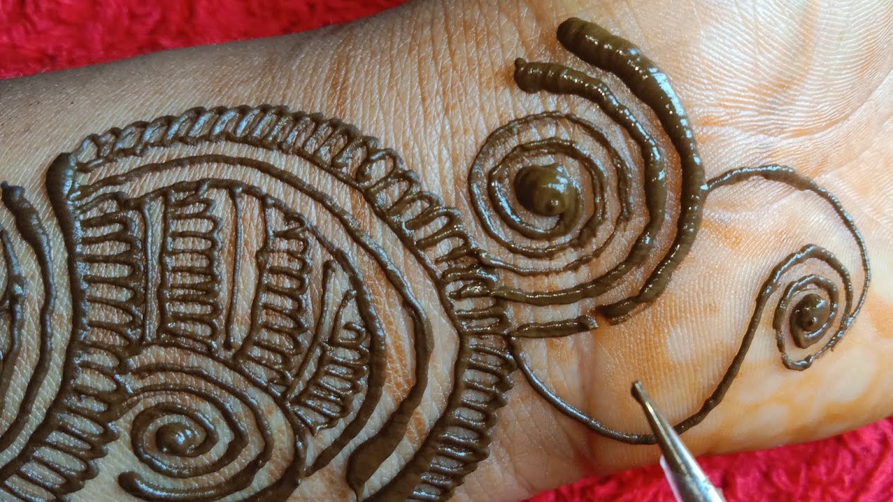 Full hand Arabic Mehndi tutorial 🌿❤