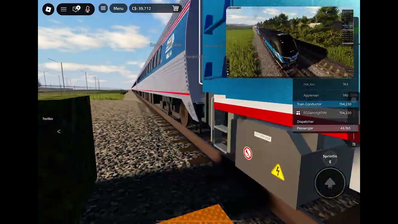 Railfaning Amtrak 301/Amtrak Floridian @FCGamingYT99 