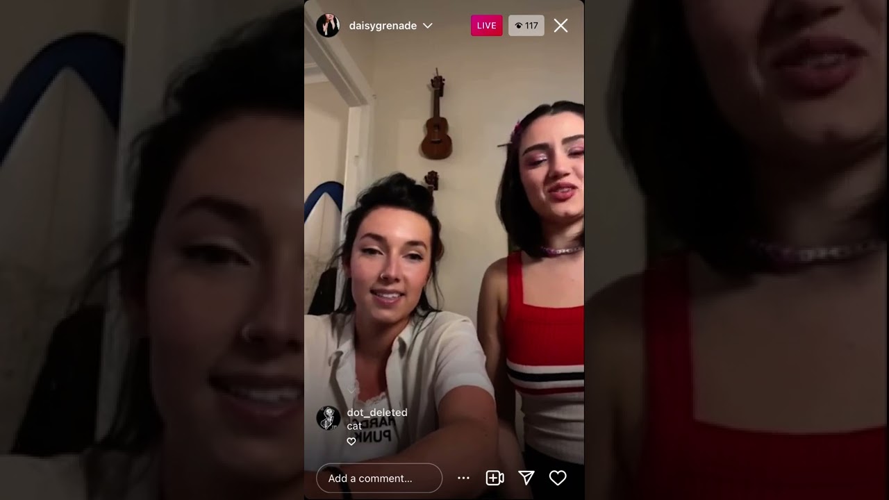 daisy grenade live with pete wentz except i have terrible internet