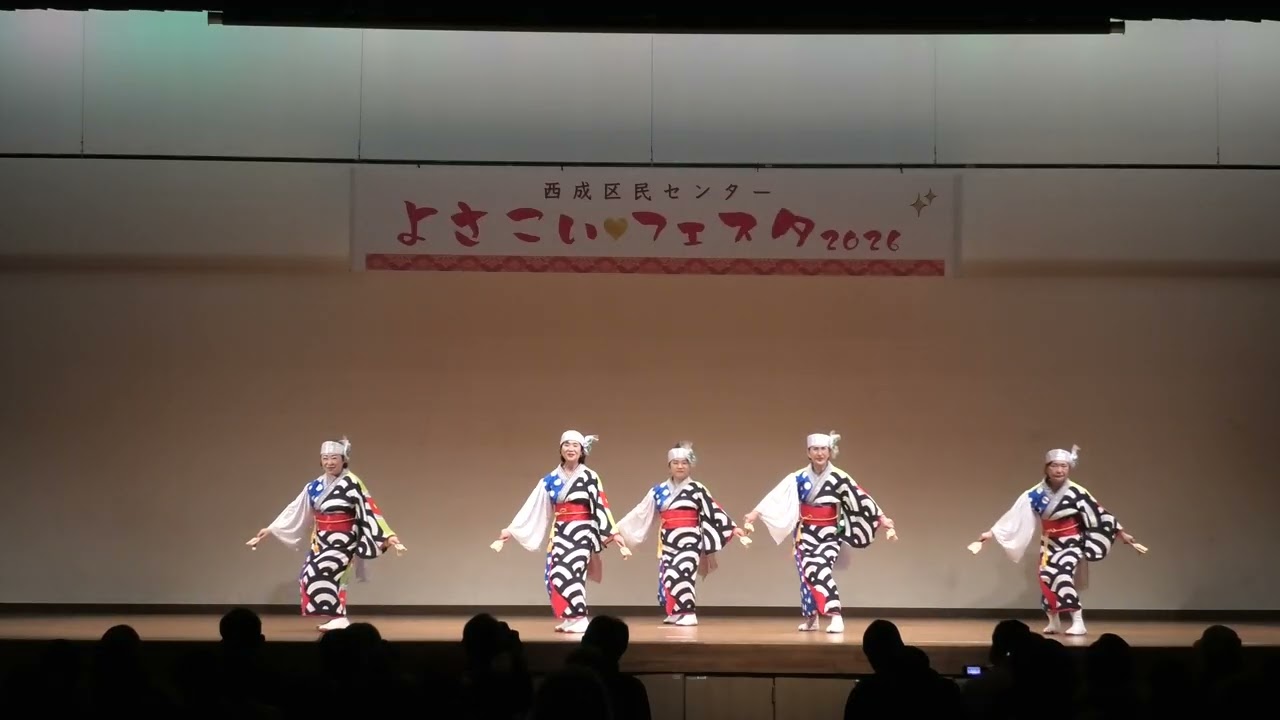 【4K】みのおよさこい踊り子隊“凛”　②　よさこいフェスタ2026