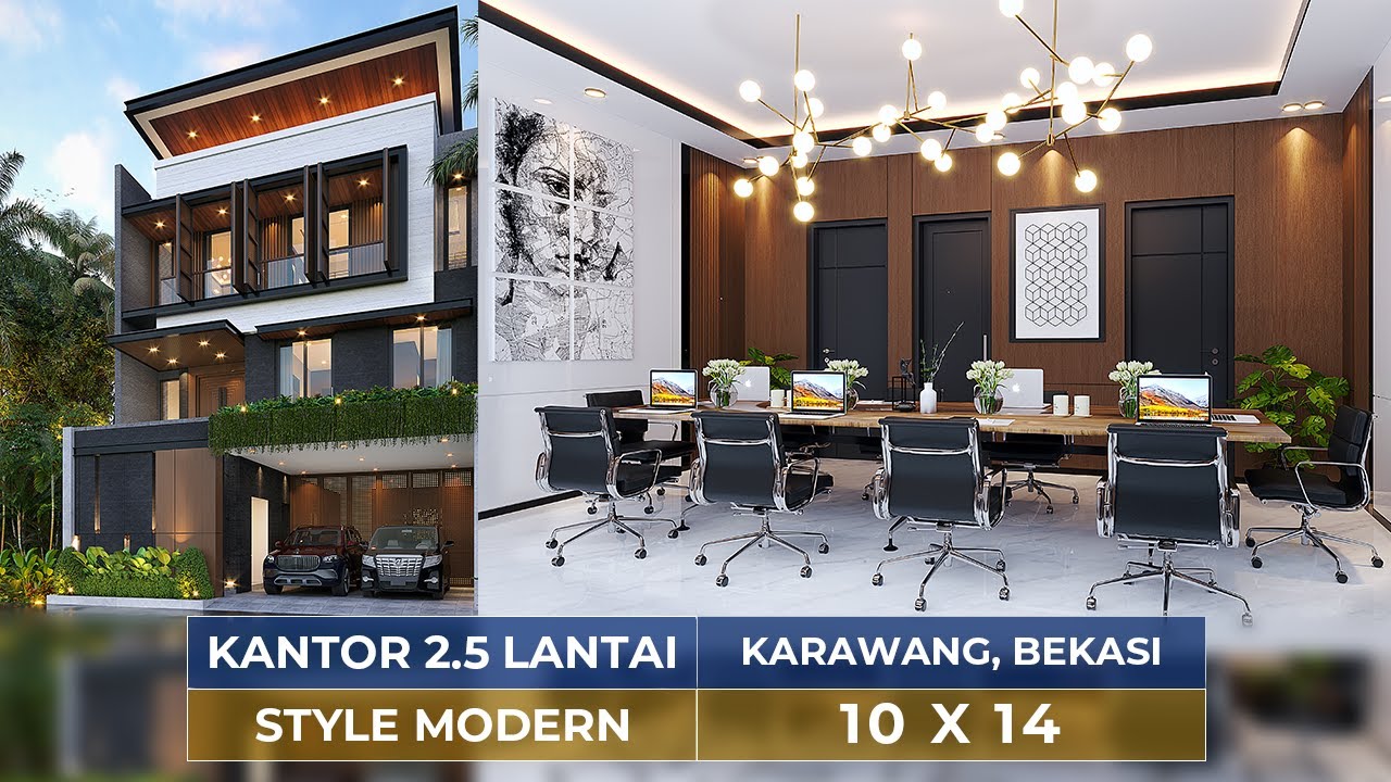 DESAIN KANTOR & MES KARYAWAN SEKALIGUS RUMAH TINGGAL DI KARAWANG, BEKASI !! - JASA DESAIN RUMAH