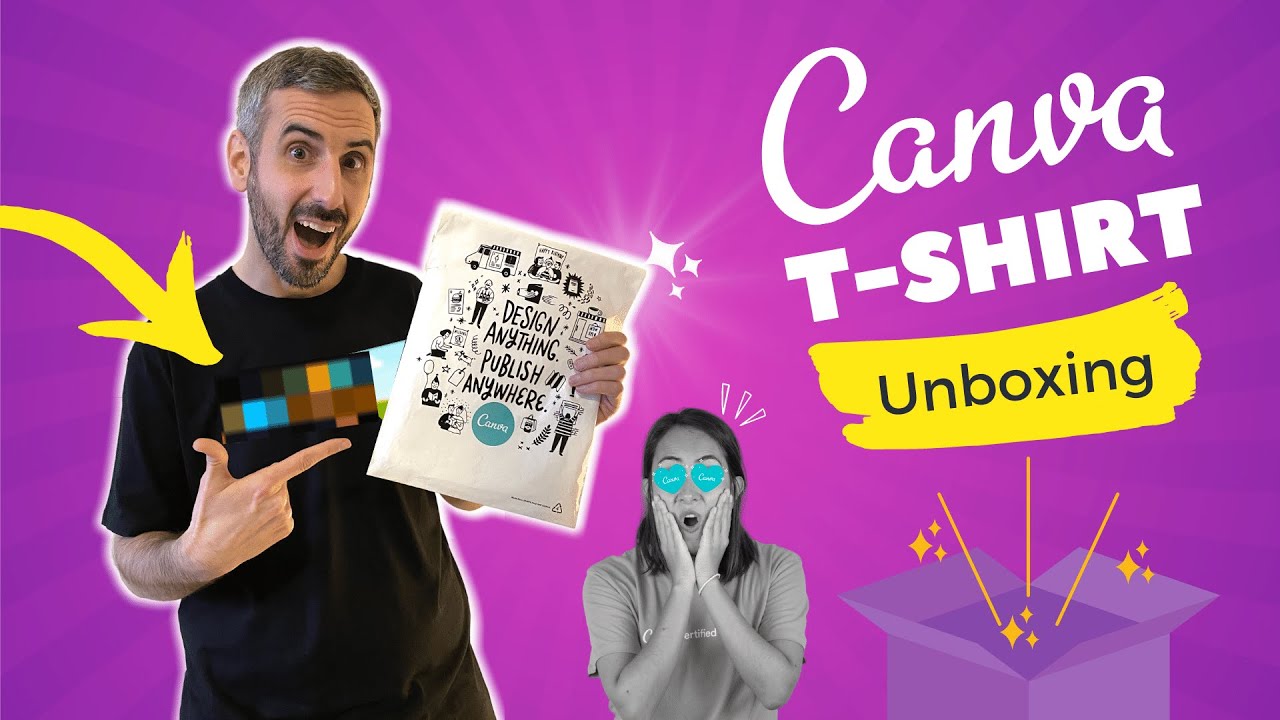 How to create your own CUSTOM T-SHIRT with Canva 😮