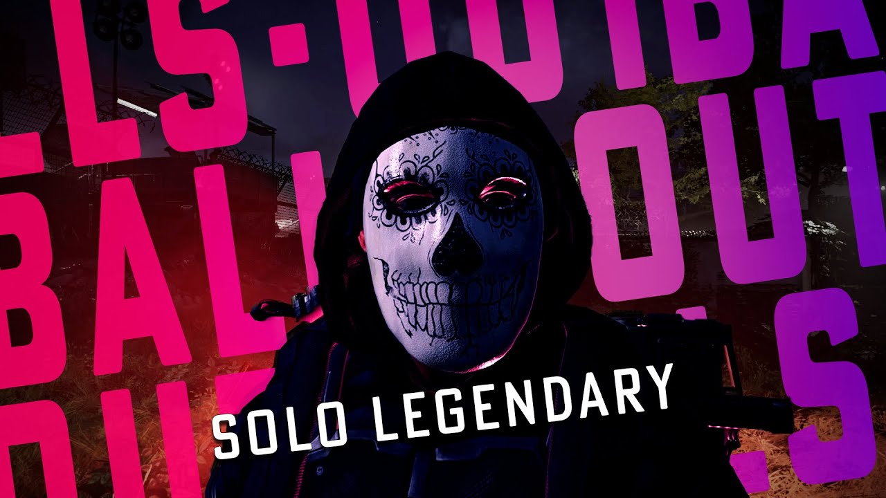 SOLO LEGENDARY BUILD SO BALLS-OUT IT'S GAME OVER | Division 2 Builds