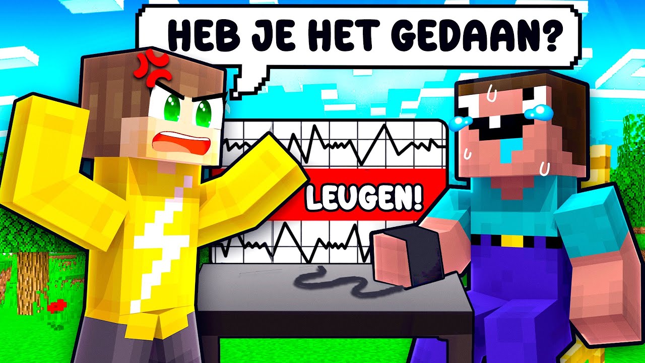 LEUGEN DETECTOR GEBRUIKEN Op De NOOB In Minecraft!