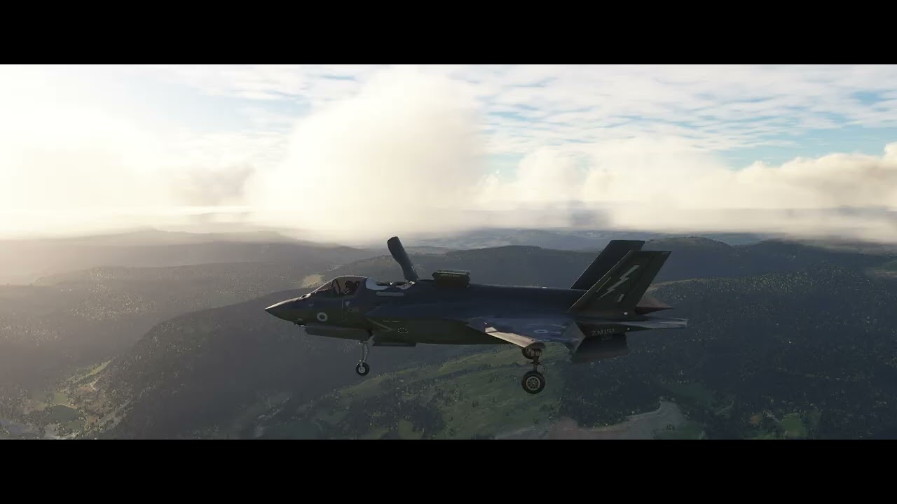 Testing out Orbx Global Trees HD in the F-35B