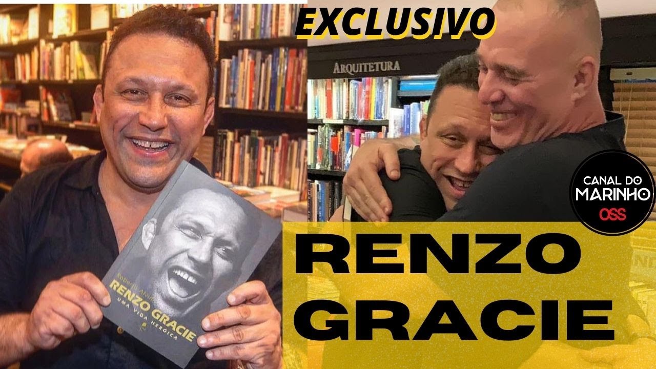 Renzo Gracie, o lançamento da biografia! Noite de autógrafos.