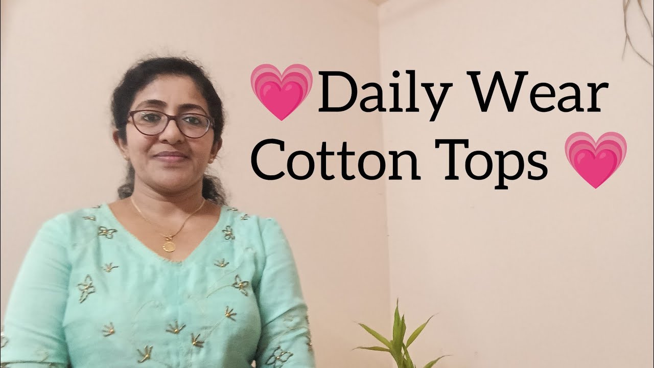 DAILY WEAR ✨♥️✨ COTTON ✨💚✨ TOP S ✨🧡✨ONLY ✨💛✨@KAPZCOLLECTIONS ✨💗✨9446803886