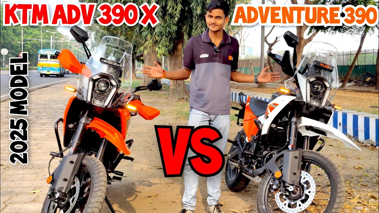 2025 KTM Adventure 390 X Vs 390 Standard | Which one is for you ? 🤔