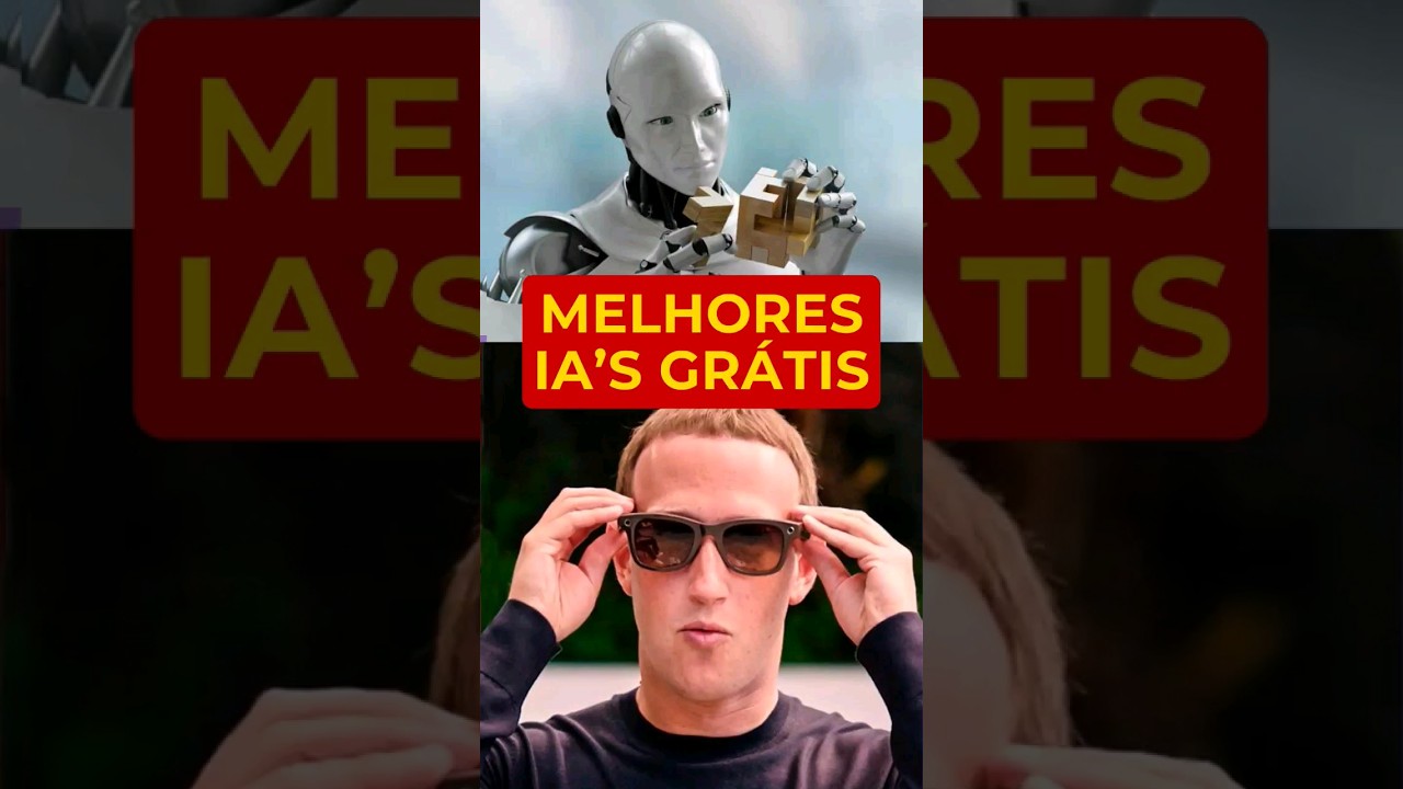 Melhores Intelig&ecirc;ncias Artificiais GR&Aacute;TIS #inteligenciaartificial #tecnologia #ia #chatgpt