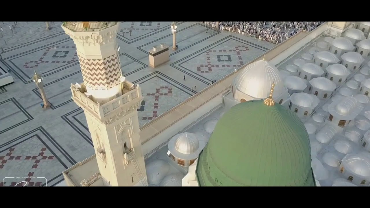 من راى وجهك يسعد بصوت سلمان الملا مشاهد من المسجد النبوي