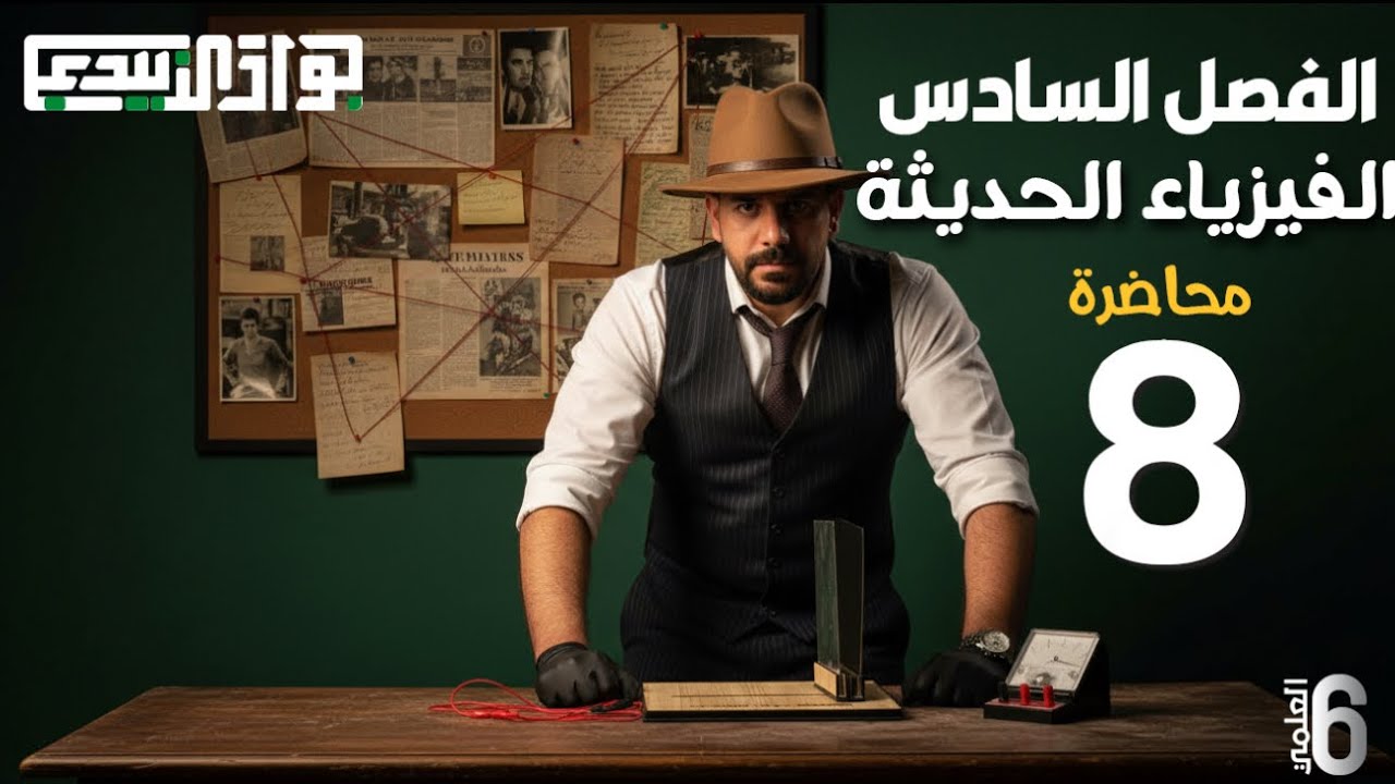 محاضرة 8 / فيزياء السادس العلمي / الفصل السادس/ مسائل مبدأ اللادقة لهايزنبيرغ / الاستاذ جواد الزبيدي
