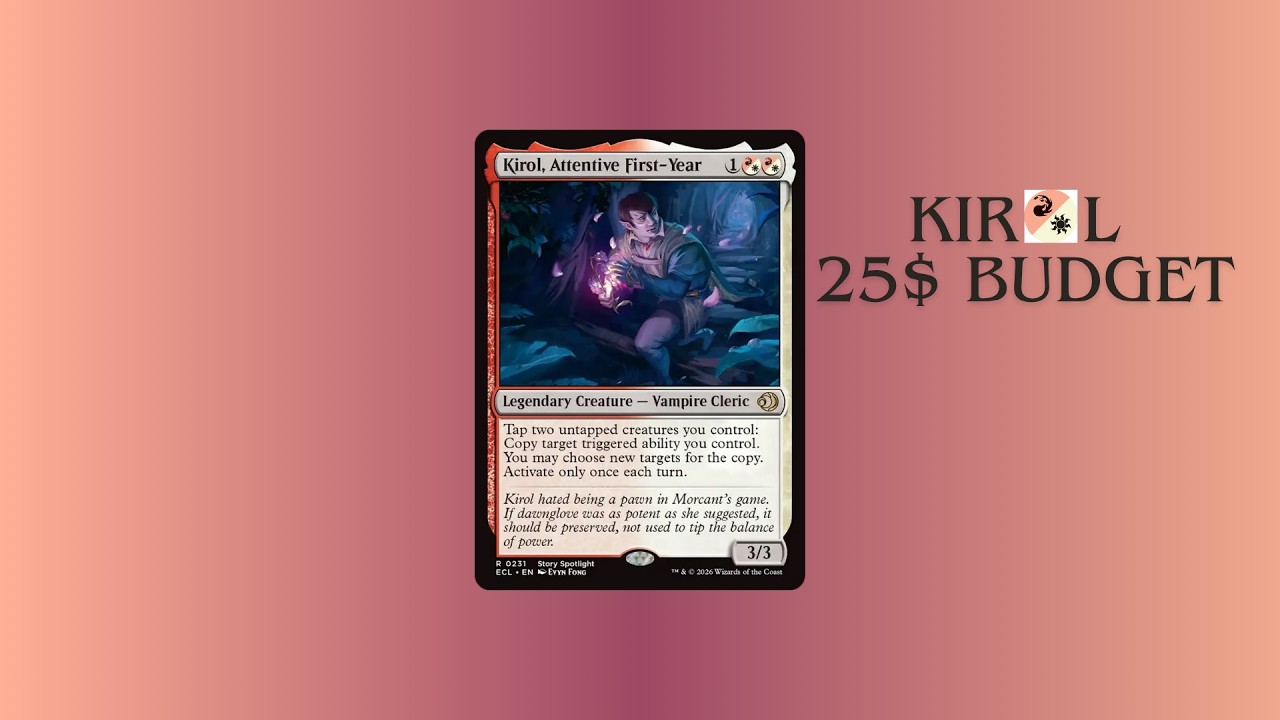 Kirol, Attentive First-Year Budget Commander Deck