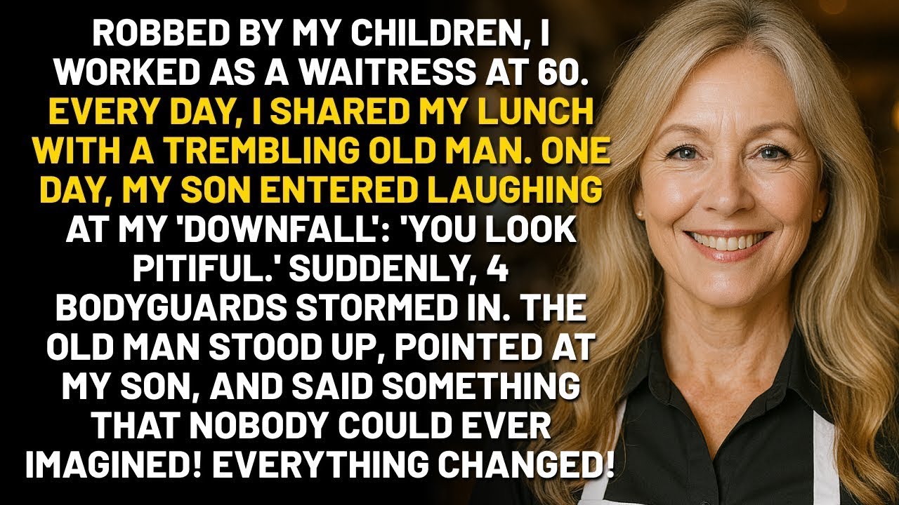 A Waitress Helped an Old Man Every Morning Until His Son Walked In Mocking Her  But When The Old M