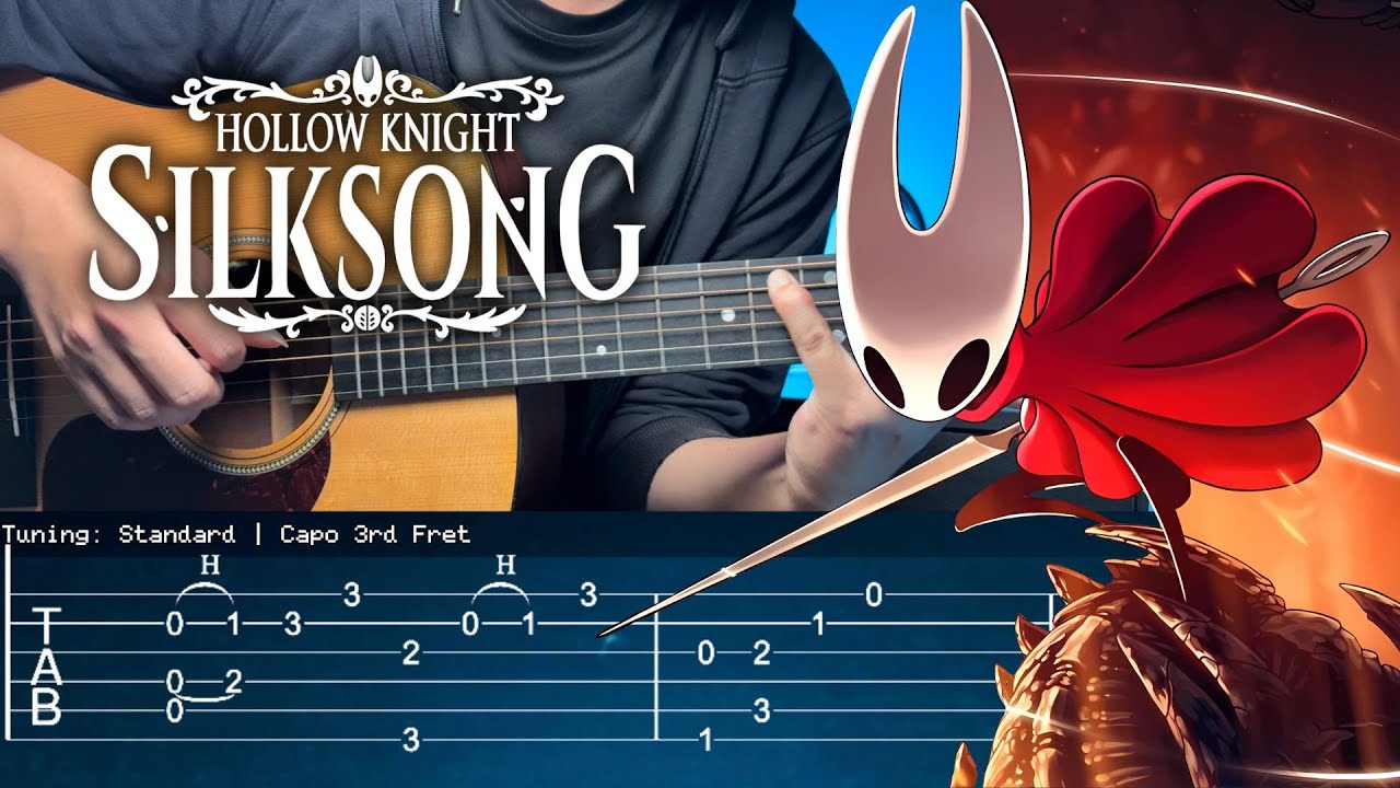 Hollow Knight: Silksong Main Theme | Fingerstyle Guitar Cover + TAB