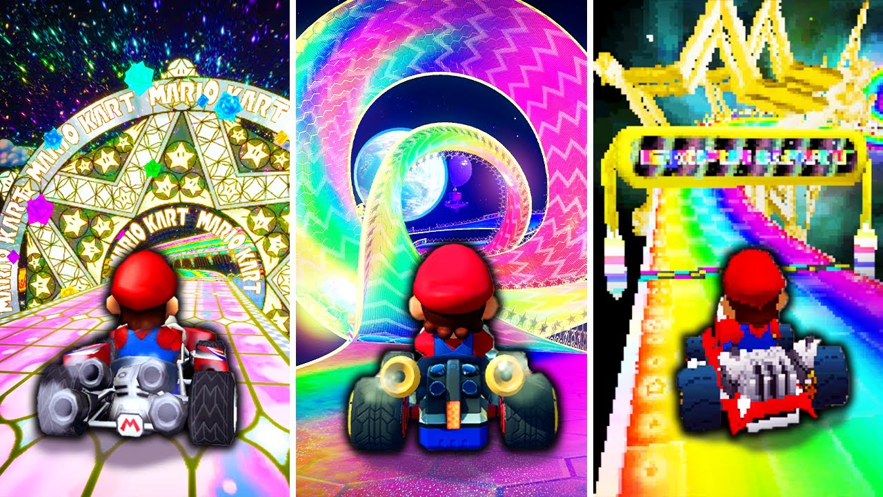 Mario Kart Modders Remade EVERY Rainbow Road!