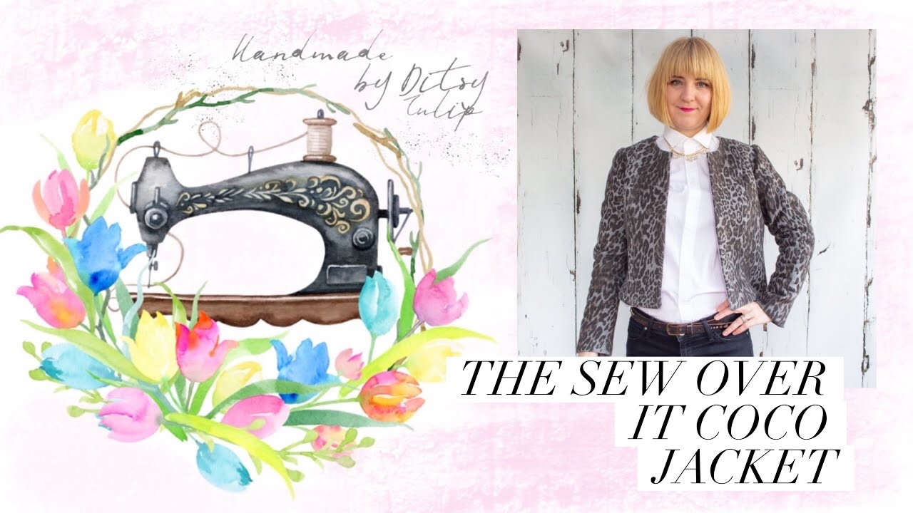 The Sew Over It Coco jacket - in leopard print