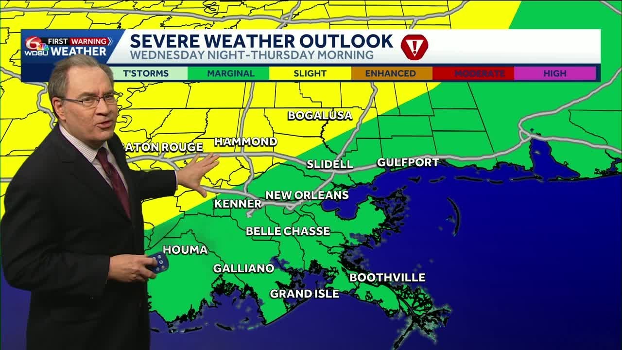 Strong storms arrive Wednesday night