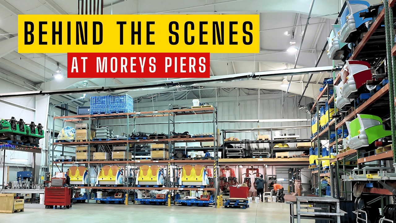 Behind The Scenes of Morey's Piers! on the Off-season